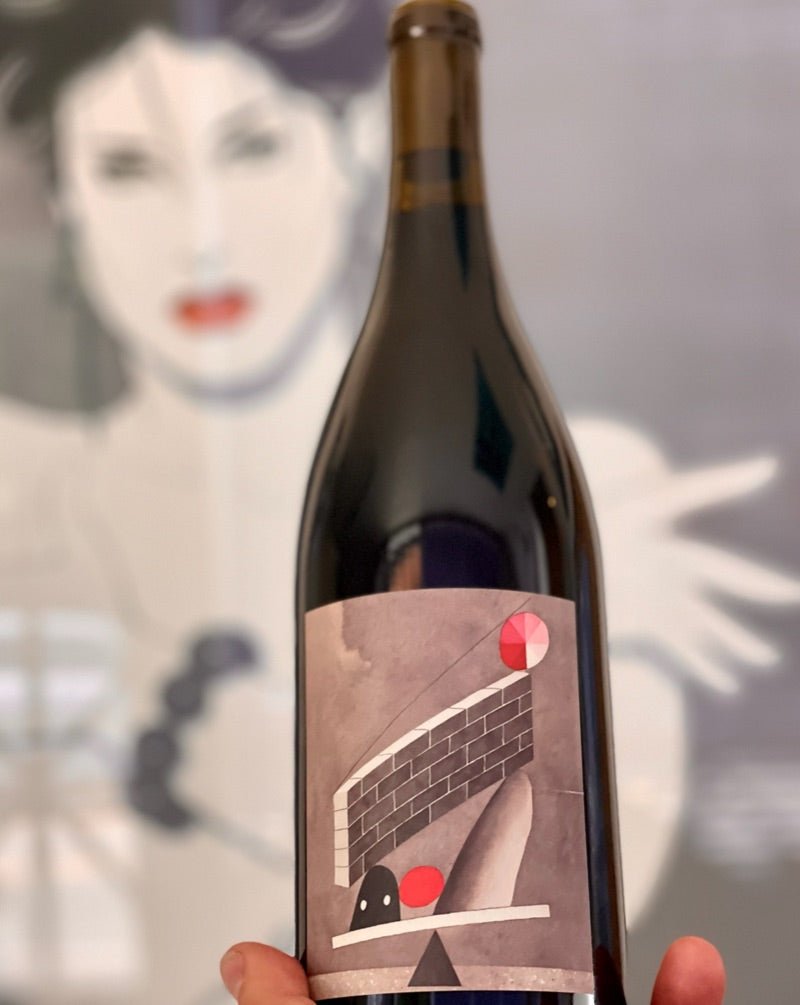 100% Syrah El Dorado County, California.  Woman winemakers - Emma Rosenbush. All natural. A wine made with so much concentration and depth you can almost taste the tears! Bold and spicy like a tap dancing magician.  Heaps of a tingling raspberry rush. Meaty and earthy.