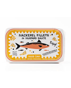 Miss Can by Tin2Table Mackerel Fillets with Mustard Sauce