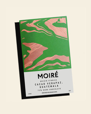 Origin Stories Fazenda Camboa, Brazil 74% Dark Chocolate
Tuxpeño Corn *M!Lk* 60% Dark Vegan M!Lk Chocolate
Origin Stories Cacao Verapaz, Guatemala 74% Dark Chocolate


Woman Owned. Local. Made in&nbsp;United States of America.