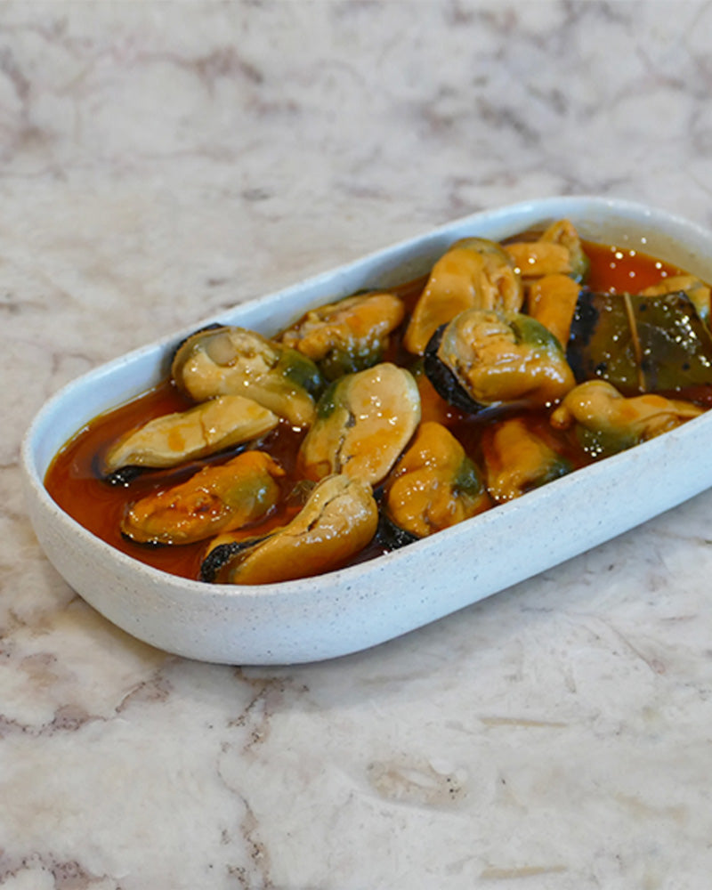 Wild caught and hand packed as always, this bivalve is on the milder side with a pronounced sweetness and nutritional richness that is unparalleled. Mussels are excellent sources of protein, containing all the essential amino acids