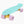 Cal7 Mini Cruiser with Swirl Wheels Penny Skateboard 22.5”