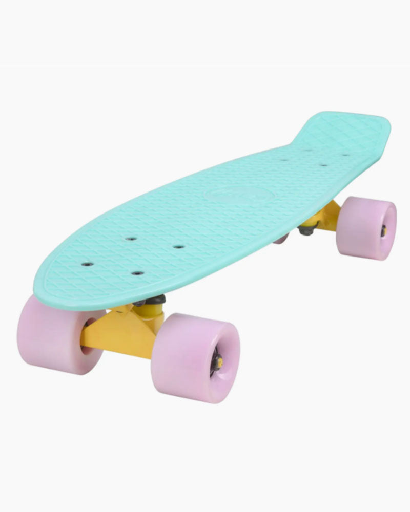 Cal7 Mini Cruiser with Swirl Wheels Penny Skateboard  22.5”