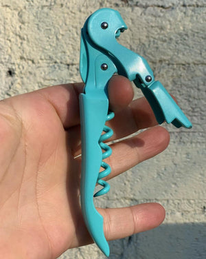 Solid and fun, these openers are down to get the job done! Turquoise.