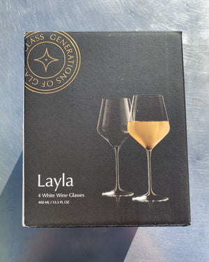 With beautiful glass cut, perfectly uniform rims and sophisticated lines, the JoyJolt Layla White Wine Glasses will certainly impress anyone! These are crafted with care in Czech Republic from premium quality, highly durable crystal. Dishwasher Safe.