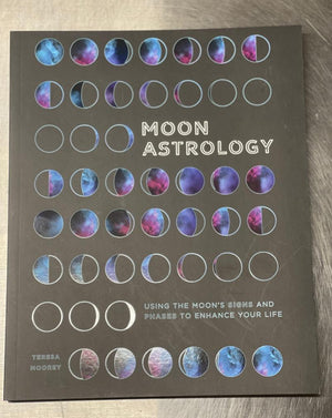 A guide to identifying and harnessing the power of the moon—from your moon sign at birth to the perpetual motion of the moon to the moon's phases. If sun signs govern our personalities, moon signs reign over our emotional lives. Moon Astrology uses these moon signs to help readers find insight into emotions, health and beauty, love and relationships, home and garden, and career.  With easy-to-use Lunar phase tables for 2019-2030 and birth charts from 1924 to 2025   Made in United States of America