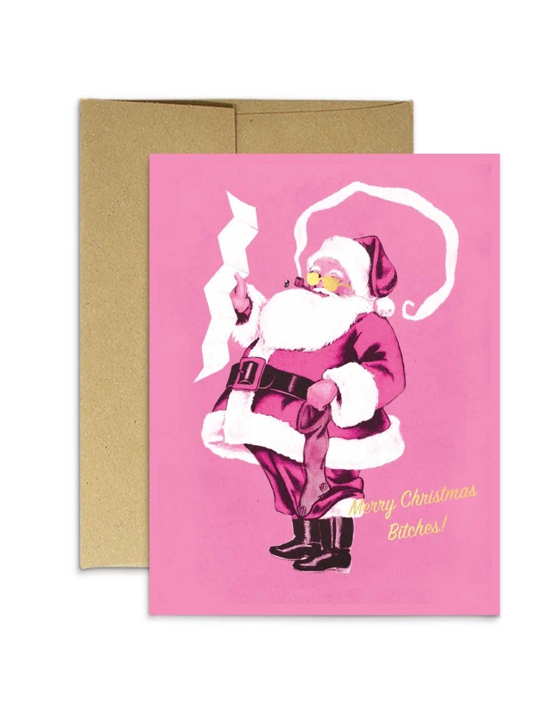 Blank inside. A2 size: 4.25" x 5.5". Printed on matte white cardstock. Comes with kraft envelope, cellophane sleeve. Designed and printed in Toronto, Can