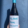 100% Plavac Mali Dalmatia, Croatia.  Woman winemaker - Antonia Mrgudić. All natural. Chilled red  Bright & vivacious. Black currant + dust. Like a bouncy house of minerals and fruit jumping in your mouth. Raspberry tabacco. Spice and cloves.