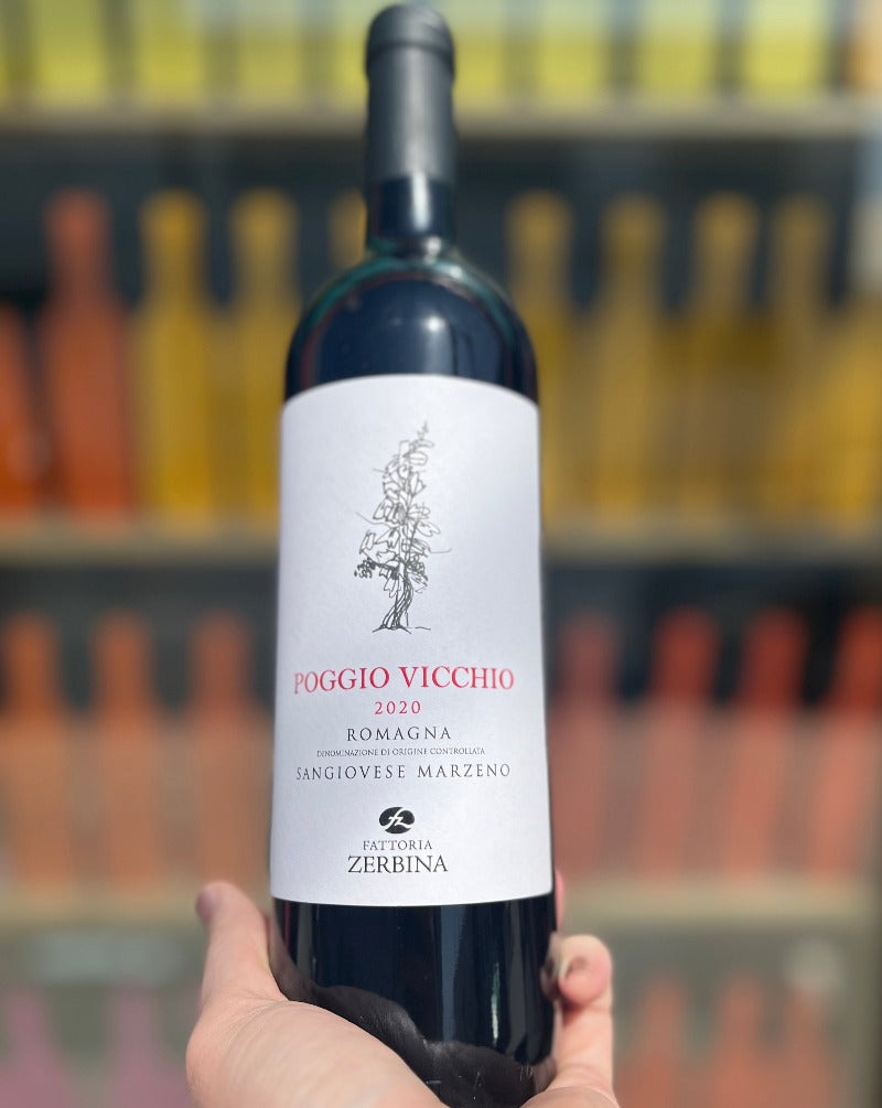 100% Sangiovese  Emilia Romagna, Italy.  Woman winemaker - Cristina Gemeniani. All natural. Chillable red. She really opens up after breathing like a Kundalini yoga class. Classic notes of Morello cherries and wild violets. Red clay structure. Modern yet rustic like a fresh and cozy cabin.