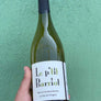 100% Syrah Languedoc, France.  Woman winemaker -- Caroline Barriot. All natural. White Syrah!! Organic/biodynamic. Very dry + rich and weird. Salted licorice. Like a white knight riding across your tongue sprinkling magic granite dust.