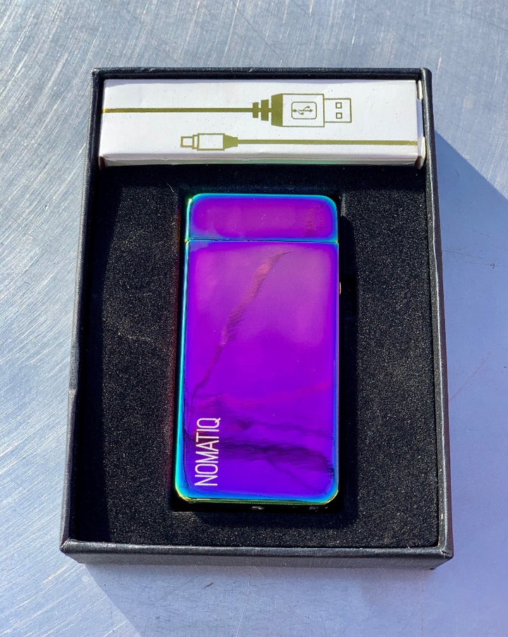 Rainow Dual Arc (Electric) Lighter (comes with USB charger) -Rechargeable via USB connection on bottom. Super green way to light all your fires in your life!