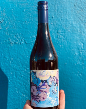 60% Grenache. 40% Cinsault. Barossa, Australia.  Woman winemaker - Suzi Hilder. All natural. Chillable Red. Juicy black cherries. Loads of energy and verve that will make you want to drink and dance. Blackberry tabacco. Funky + crunchy. Vibrant + limited.