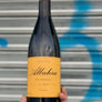 Grenacha Tintorea. Canary Islands, Spain.  Woman winemaker - Laura Ramos. All natural. Super allocated + low production. Savory + succulent. WILF - Wine I'd like to F##k Rich + juicy with banging acidity. Pepper + plums Wispy tannins.