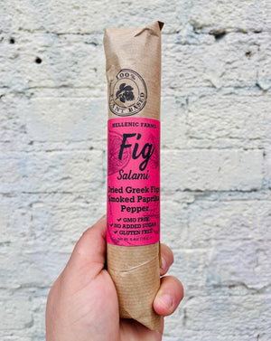 Hellenic Farms VEGAN Fig Salami Aleppo Pepper + Smoked Paprika