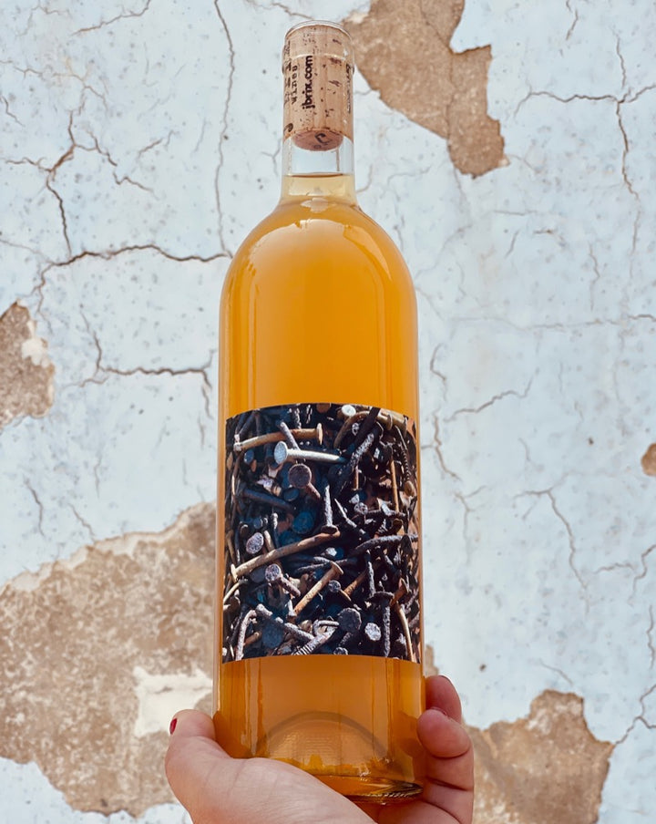 45% Grenache Blanc, 45% Picpoul, 10% Vermentino San Diego, California.  Woman winemaker - Emily Towe. All natural. Orange wine. Co-fermented for 30 days on skins. Lush and multi-layered, yet crisp and spicy. Perfect for a summer split personality drinking.