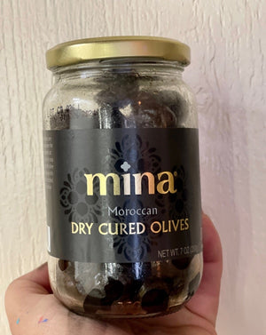 Mina Black Dry Cured Moroccan Olives