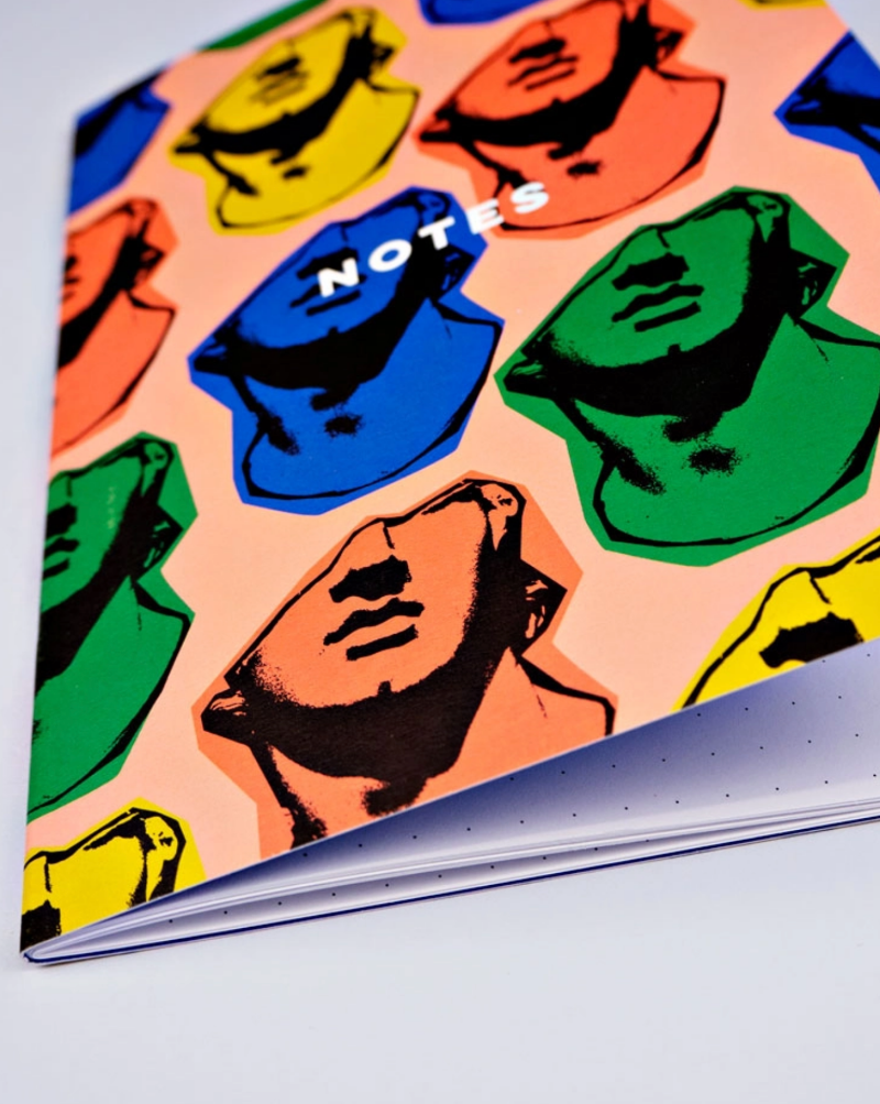 Completist Statue Face Notebook