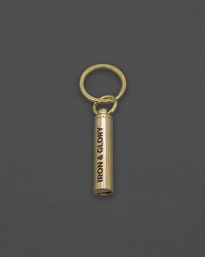 Unusual and highly useful in a survival scenario, this quality metal whistle makes a great keychain companion and a very special gift. A cool tool for a lover of the outdoors, sports, or loud noises.