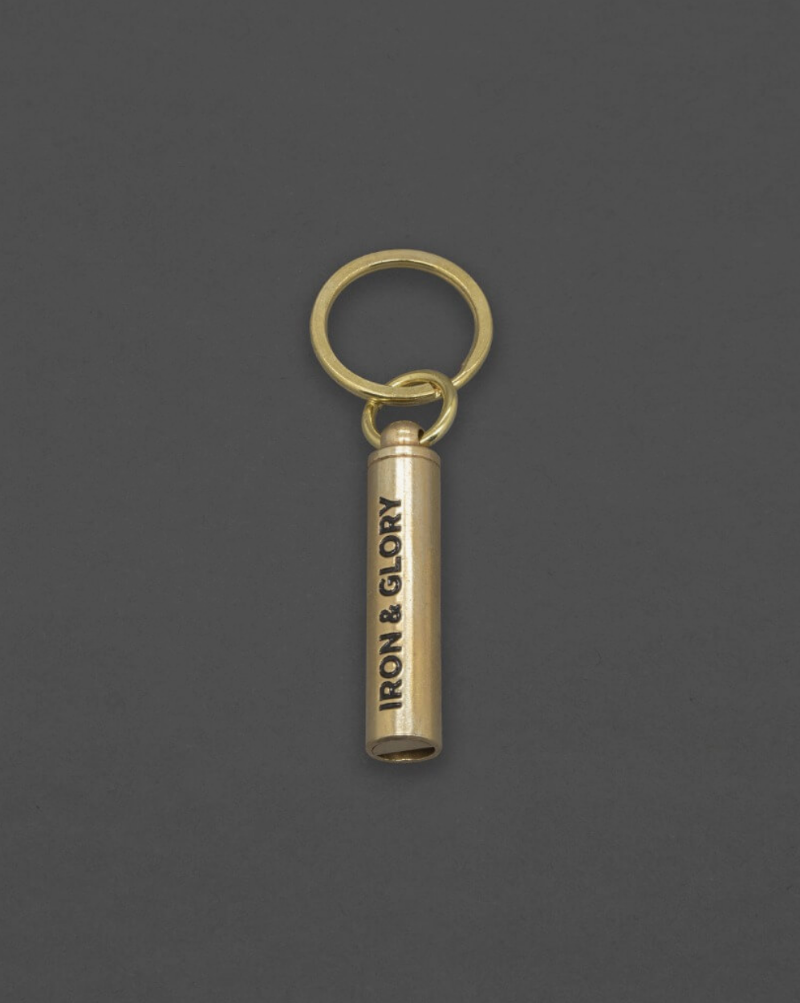 Unusual and highly useful in a survival scenario, this quality metal whistle makes a great keychain companion and a very special gift. A cool tool for a lover of the outdoors, sports, or loud noises.