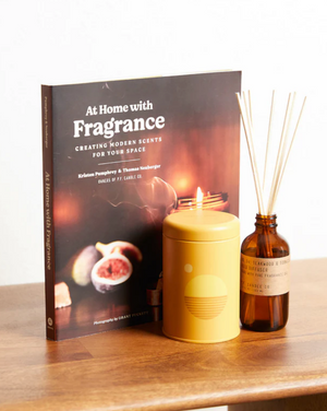 At Home With Fragrance: Creating Modern Scents for Your Space, the first-ever book written by P.F. owners Kristen + Tom. In this book, you’ll learn how to enhance any space using home fragrance, then try your hand at making your very own via easy-to-follow DIYs.