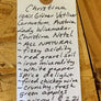 Christina Grüner Vetliner wine tag 100% Grüner Vetliner Carnuntum, Austria.  Woman winemaker - Christina Wetzl. All natural. Fizzy acidity. Red gravel soil. Iron minerality. White pepper spice delight. Fried chicken wine. Crunchy, fresh green apples. Crispy.