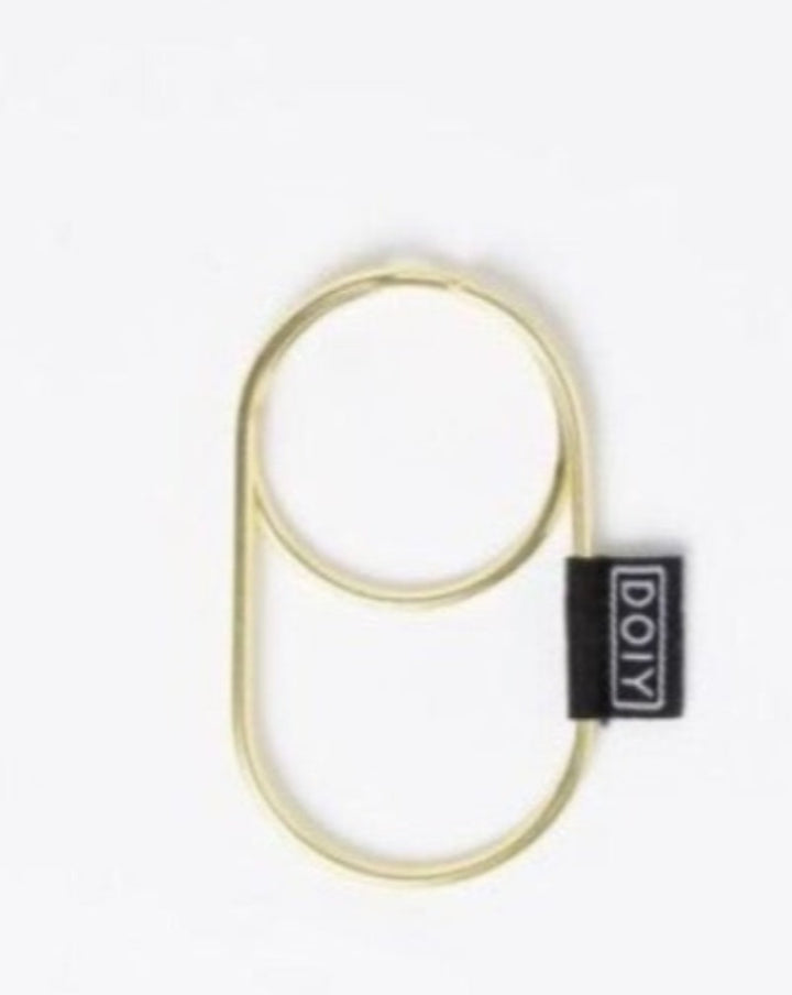 DOIY Honom Brass Keyring. Simple and sturdy.
